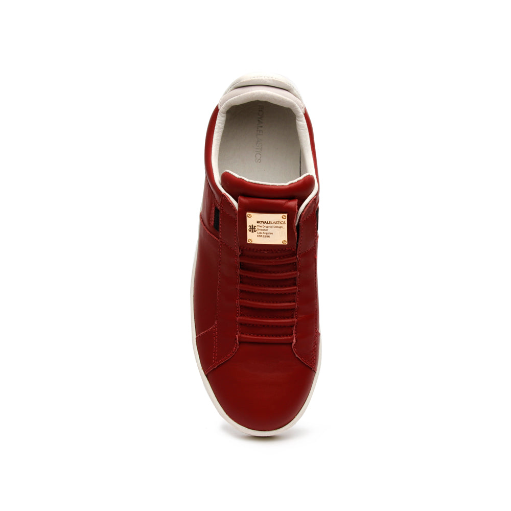 Women's Icon SBI Wine Red Leather Sneakers 92584-110