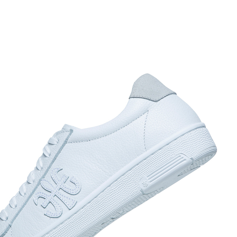 Men's Honor White Logo Leather Sneakers 08014-000