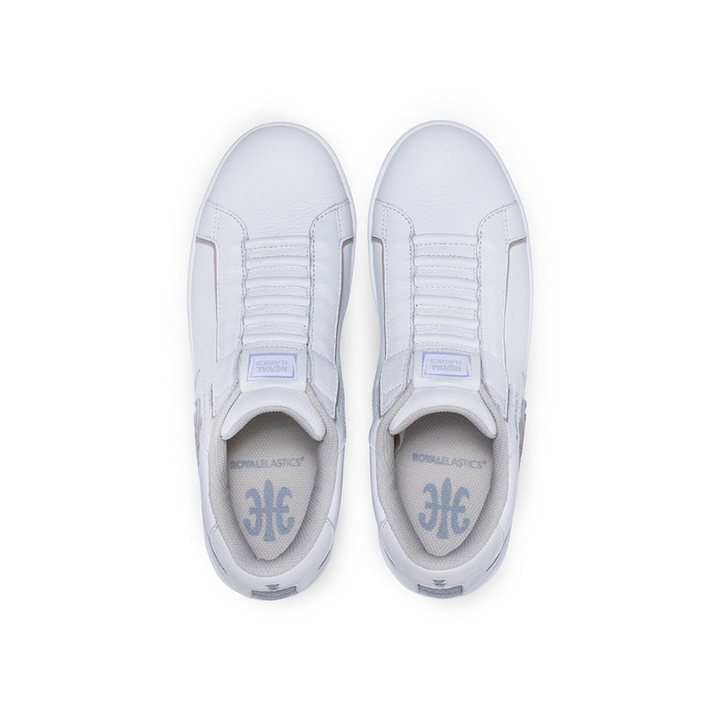 Women's Adelaide White Gray Gold Sneakers 92623-078