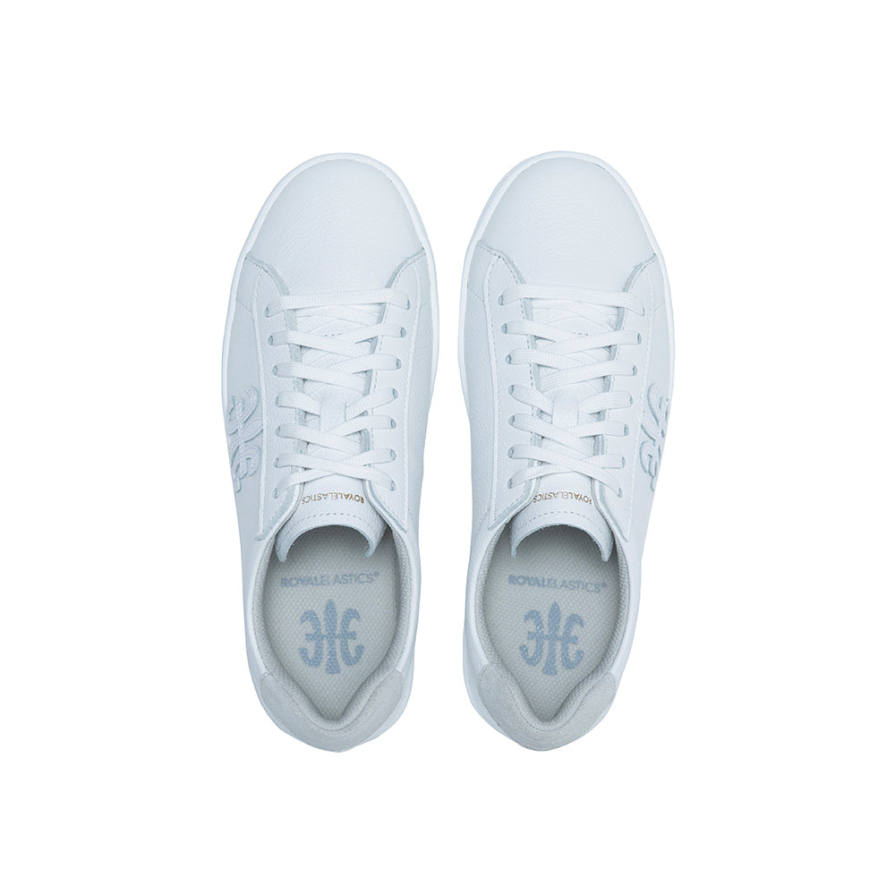 Men's Honor White Logo Leather Sneakers 08014-000