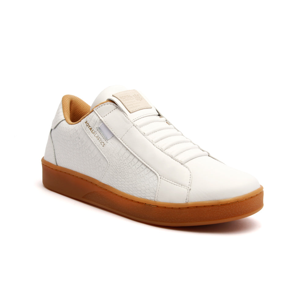 Men's Adelaide White Leather Sneakers 02683-000