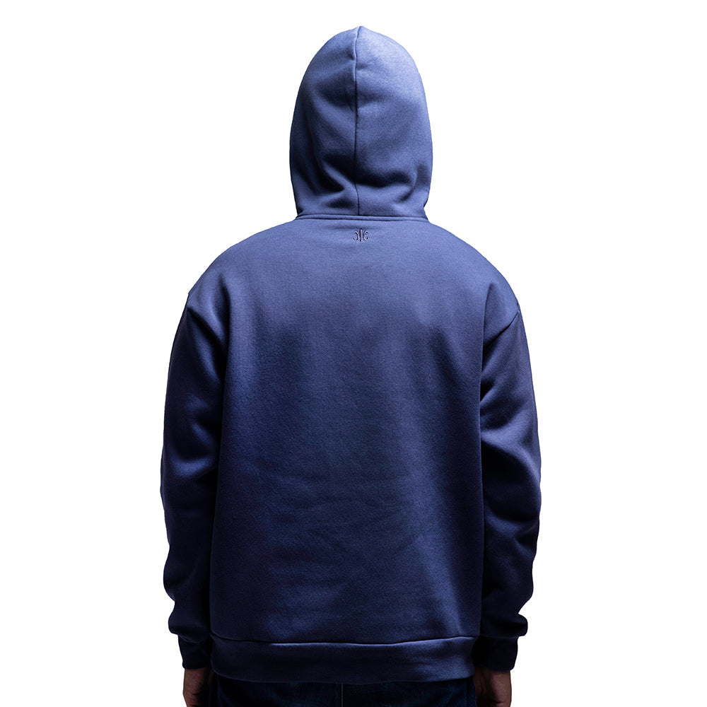 Unisex Hoodie Indigo R36100-555