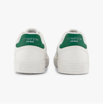 FRACTUS CACTUS White & Green Vegan UNISEX Sneakers