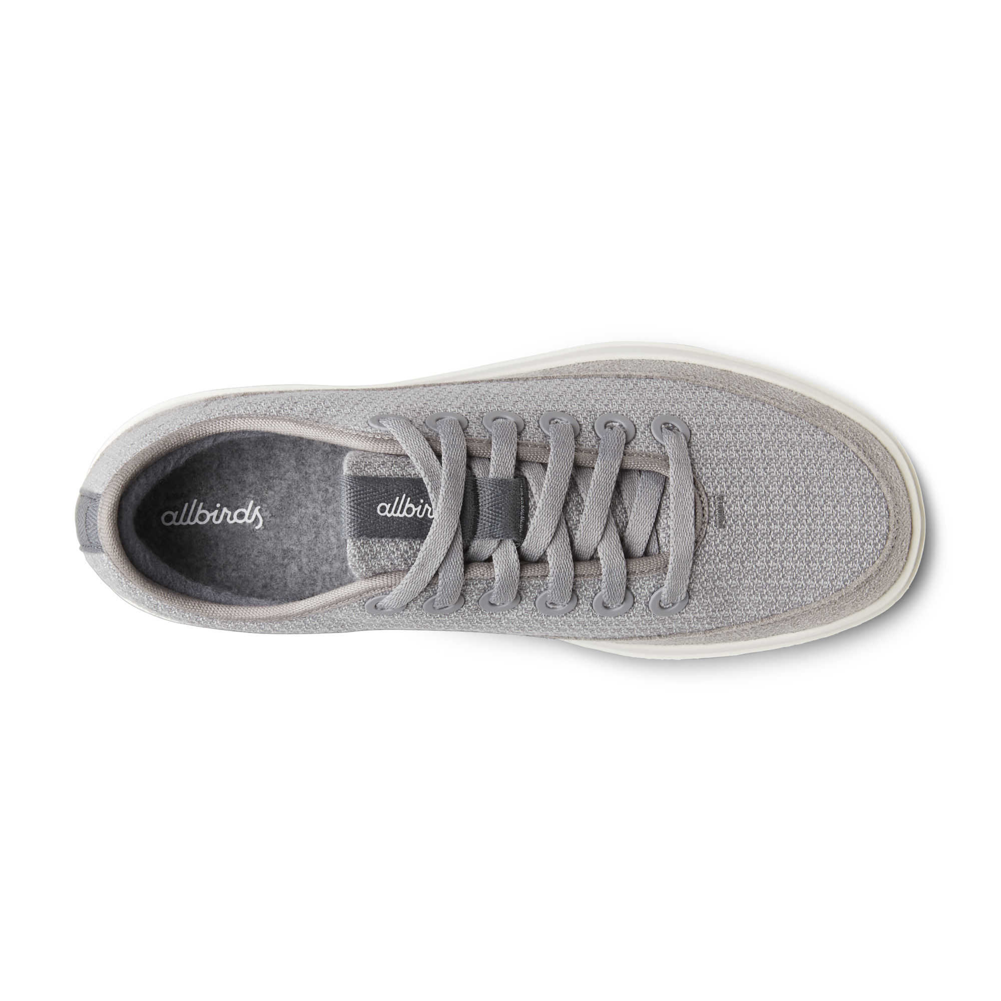 Women's Wool Piper Go - Medium Grey (Natural White Sole)