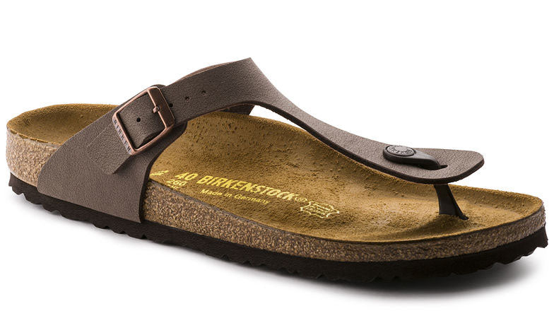 Birkenstock Gizeh Mocha Birko-Flor Sandal (Women)