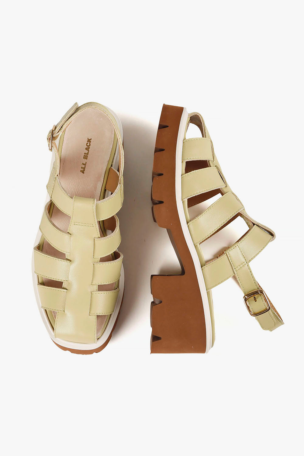 GLADIATOR MAX LUG Sage Leather Sandals