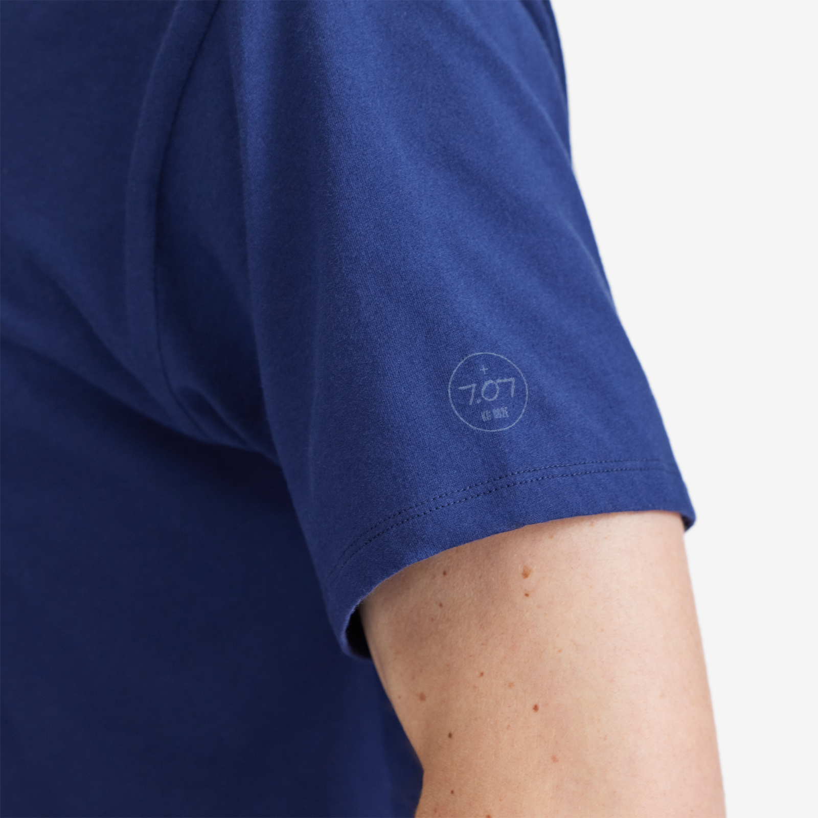 Men's Organic Cotton Tee - Logo - Deep Navy