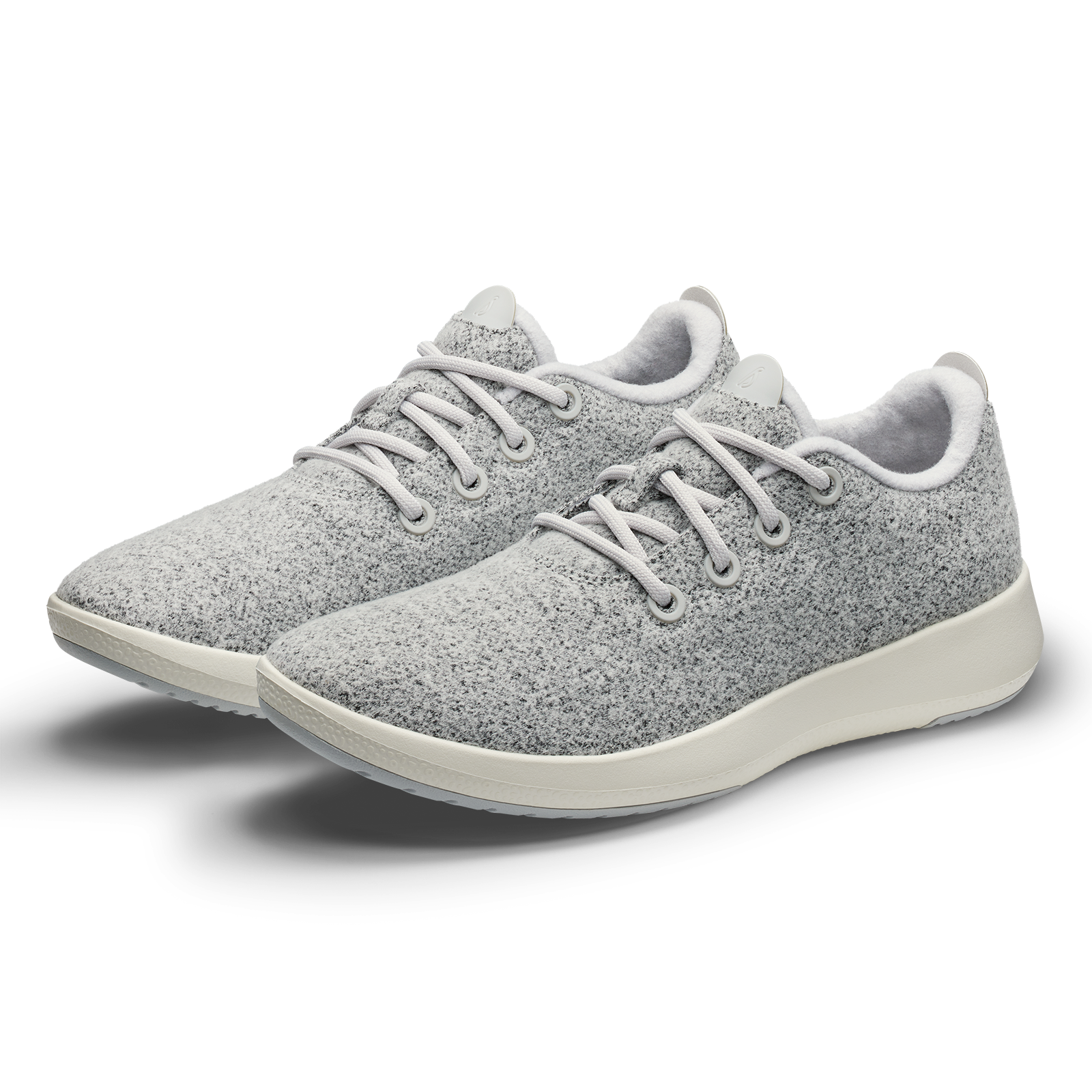 Men's Wool Runner Mizzles - Light Grey (Natural White Sole)