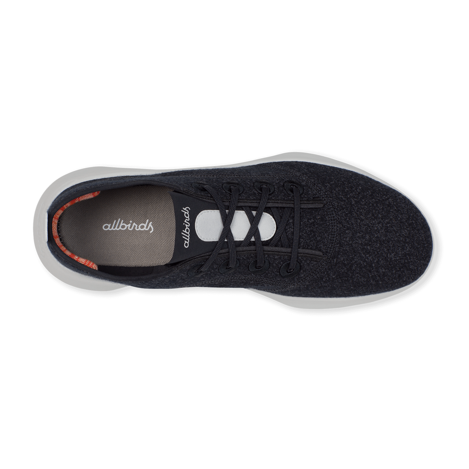 Men's SuperLight Wool Runners - Natural Black (Light Grey Sole)