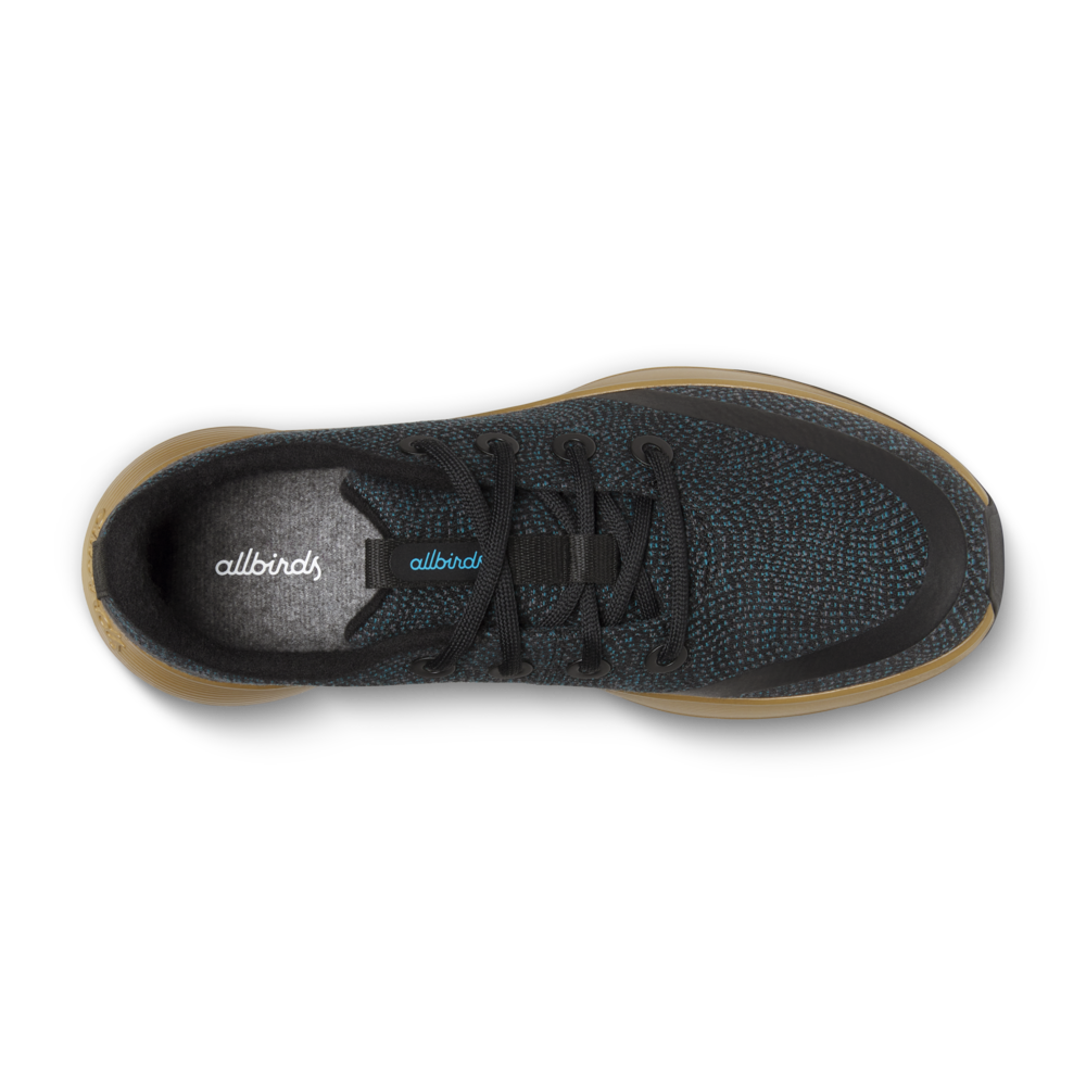 Men's Runner Protect - Natural Black/Chasm Teal (Stony Beige Sole)