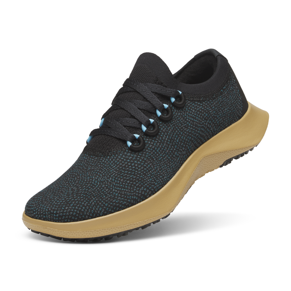 Men's Wool Dasher Mizzles - Natural Black/Chasm Teal (Stony Beige Sole)