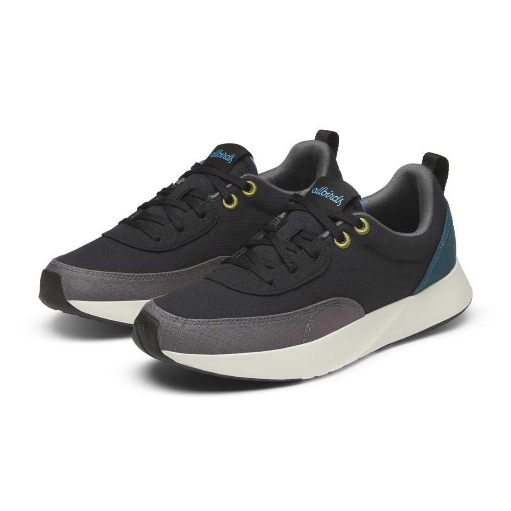 Women's Couriers - Natural Black/Chasm Teal (Stony Cream Sole)