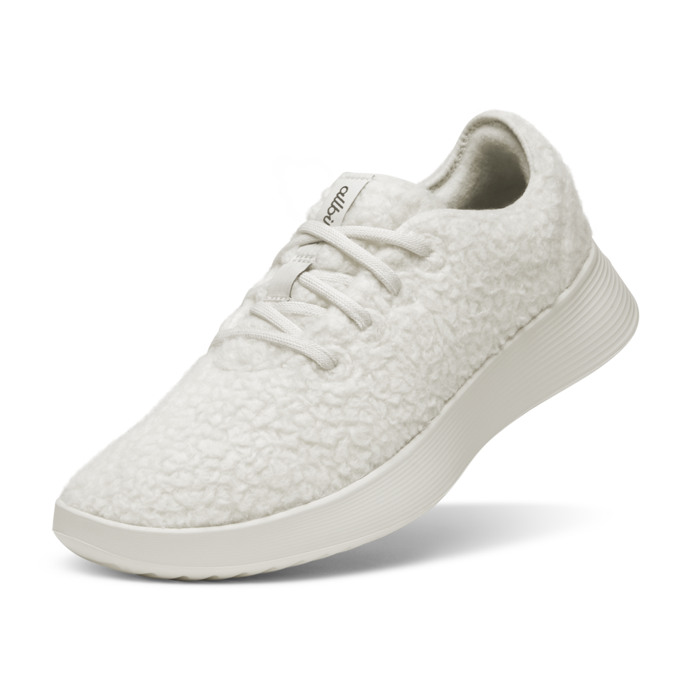 Women's Wool Runner Go - Fluff - Natural White (Natural White Sole)