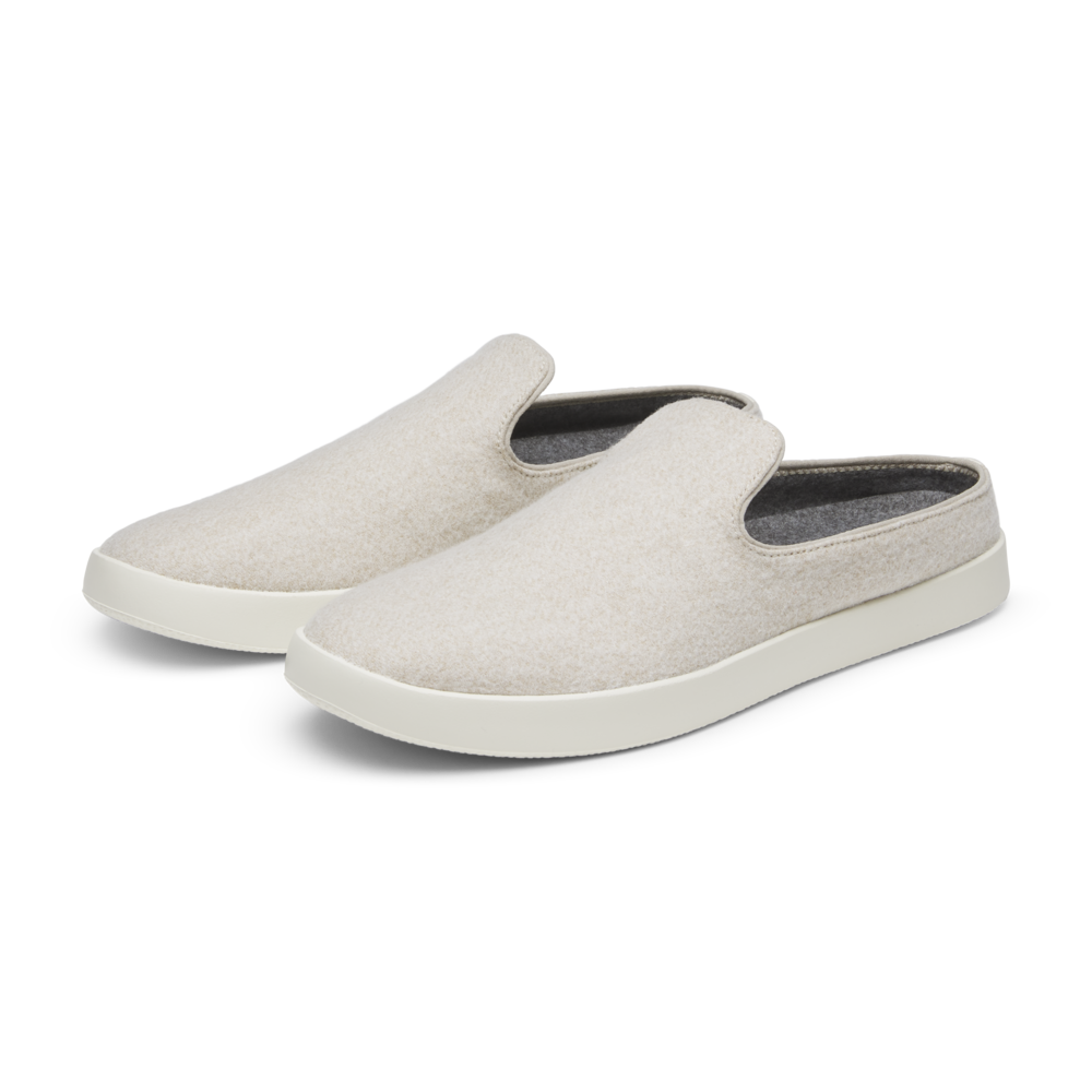 Women's Wool Lounger Mule - Stony Cream (Stony Cream Sole)