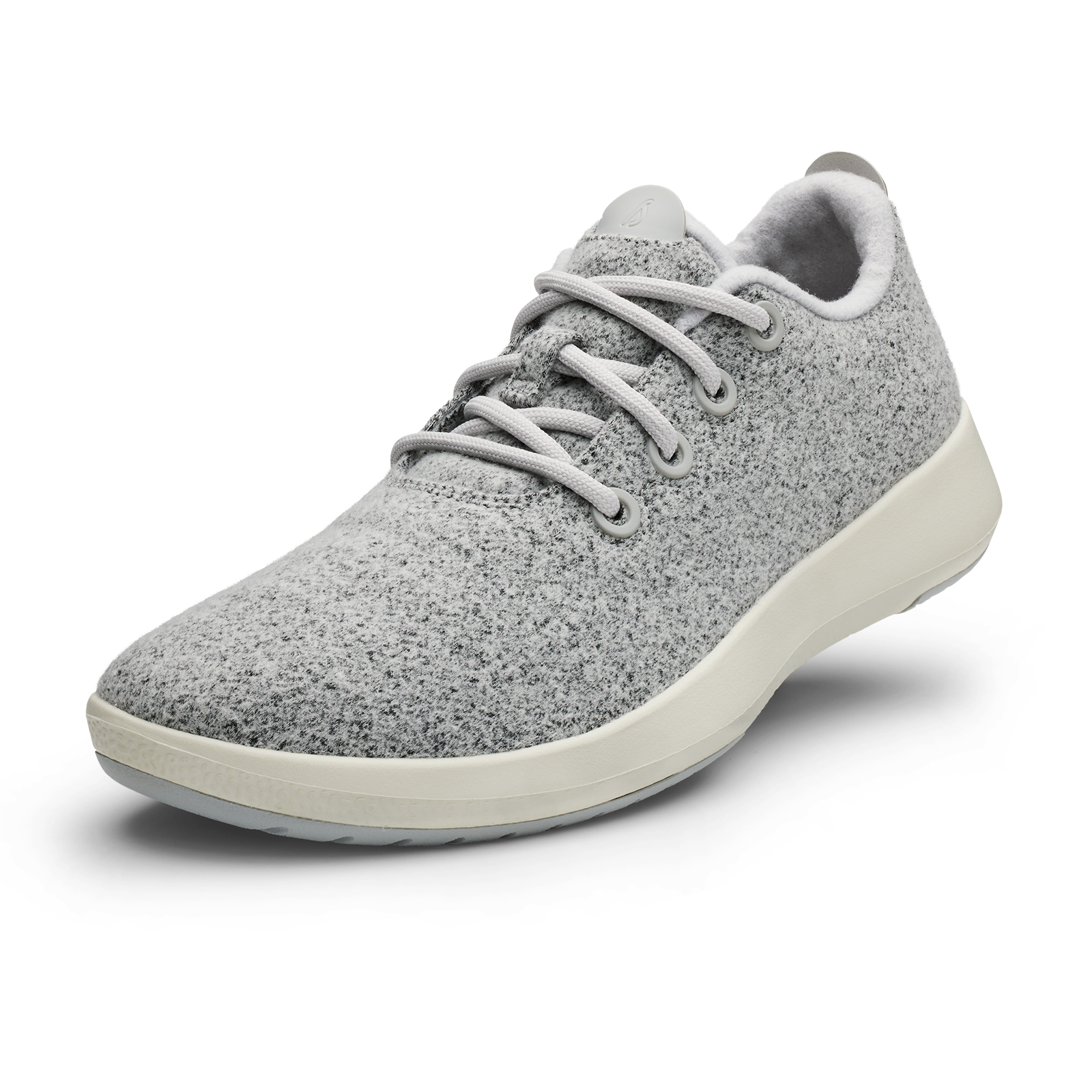 Men's Wool Runner Mizzles - Light Grey (Natural White Sole)