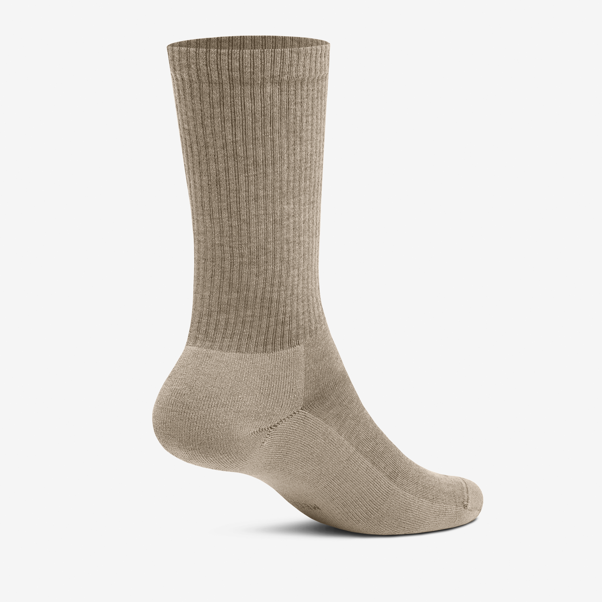 Anytime Crew Sock - Rugged Beige