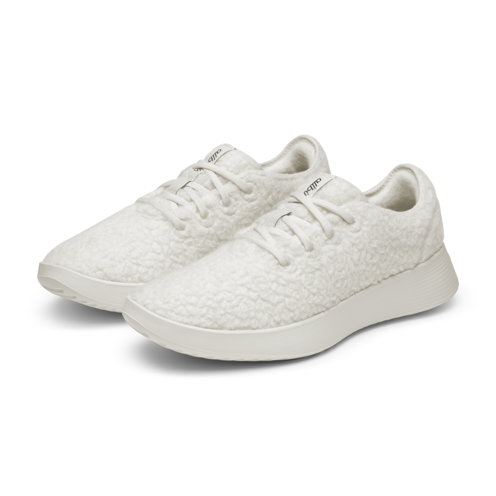 Women's Wool Runner Go - Fluff - Natural White (Natural White Sole)