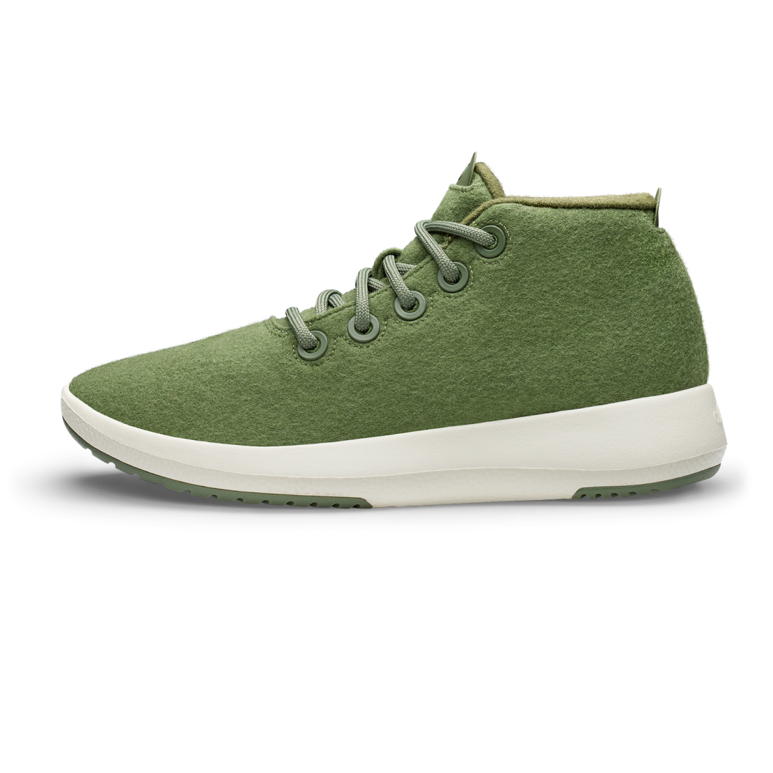 Men's Wool Runner-up Mizzles - Thunder Green (Natural White Sole)