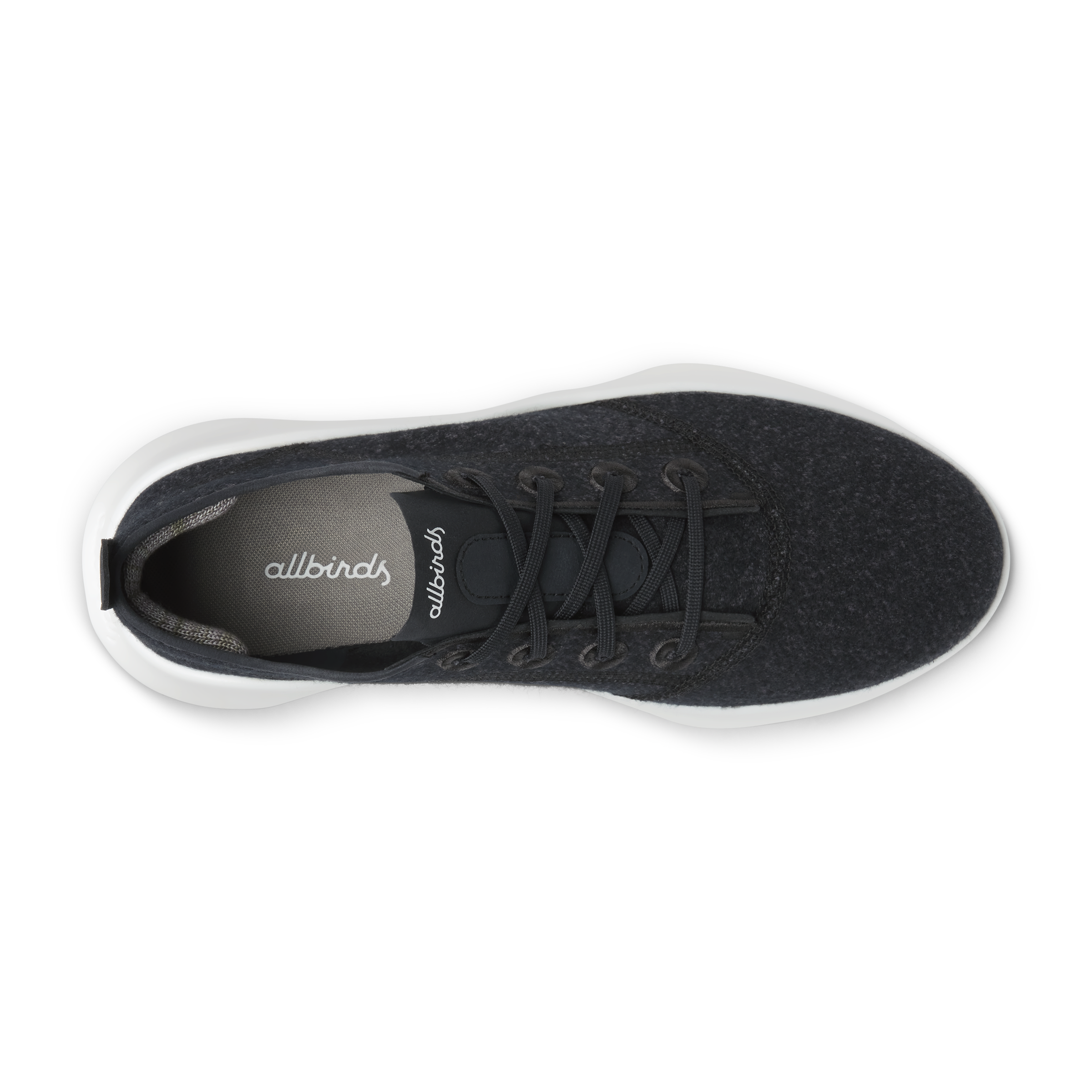 Women's SuperLight Wool Runners - Natural Black (Blizzard Sole)