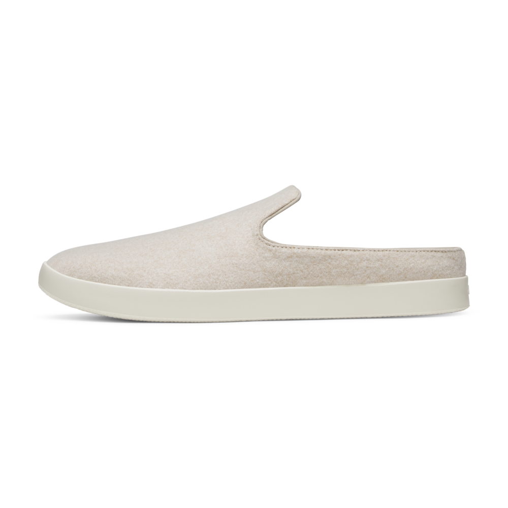 Women's Wool Lounger Mule - Stony Cream (Stony Cream Sole)