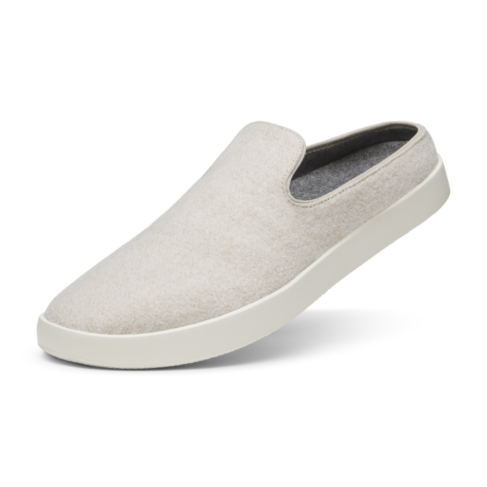 Women's Wool Lounger Mule - Stony Cream (Stony Cream Sole)