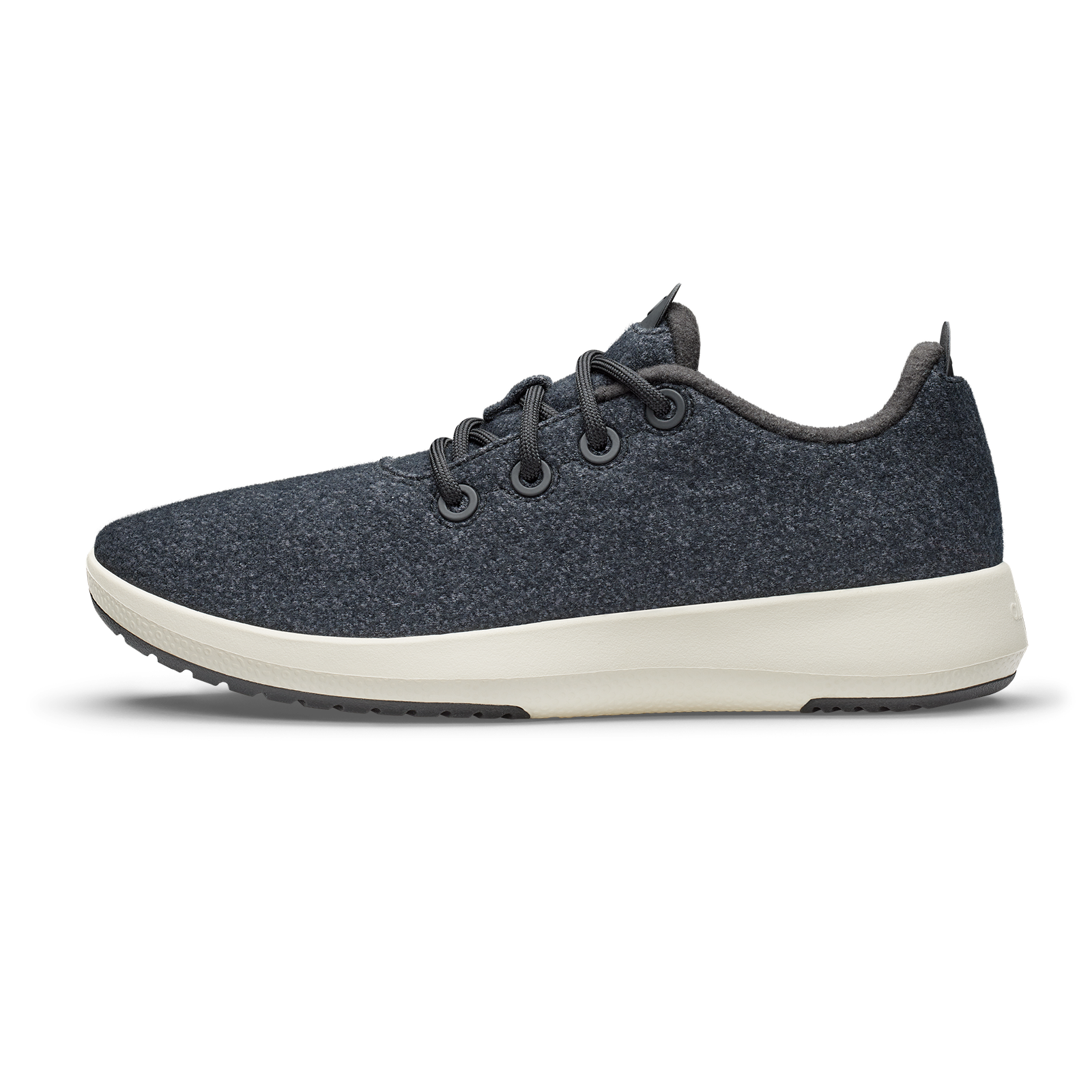 Men's Wool Runner Mizzles - Natural Black (Natural White Sole)