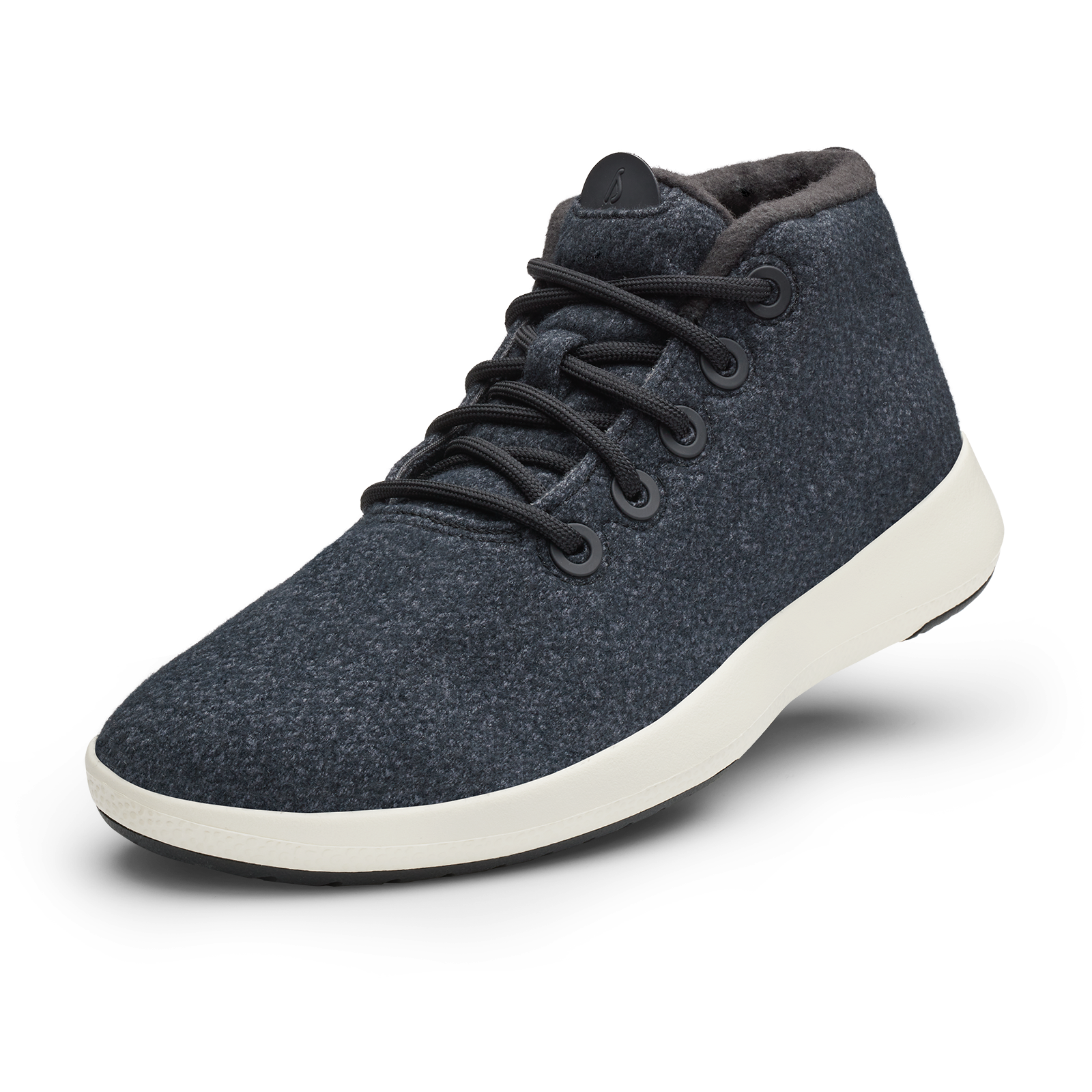 Women's Wool Runner-up Mizzles - Natural Black (Natural White Sole)