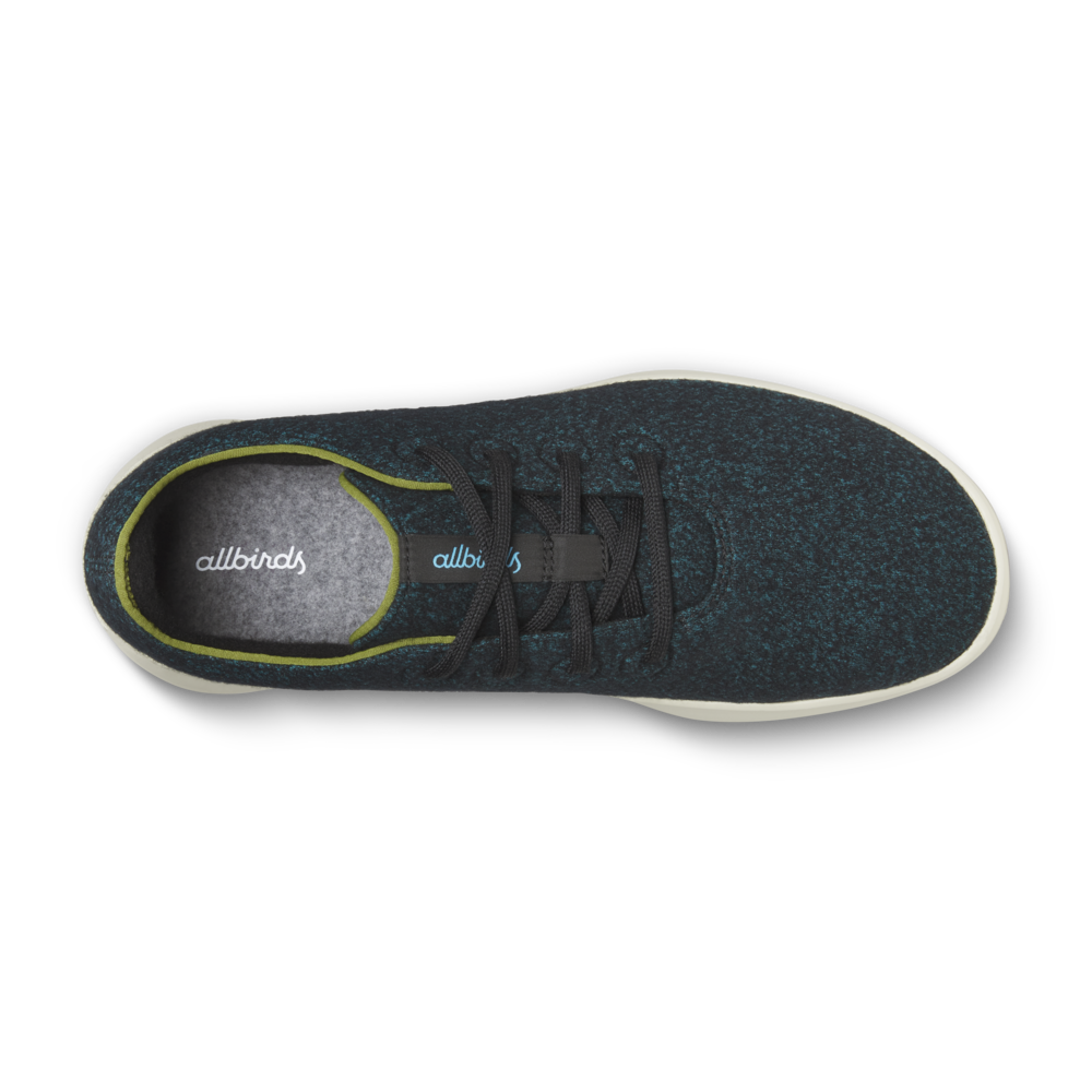 Women's Wool Runner Go - Chasm Teal/Natural Black (Stony Cream Sole)