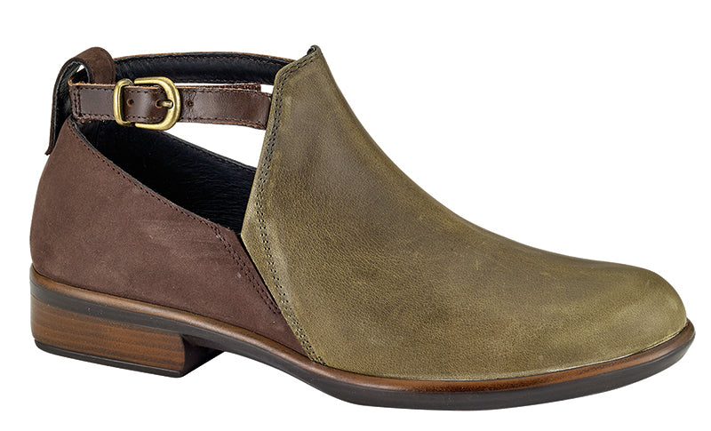 Naot Kamsin Pine/Coffee Bean Bootie (Women)