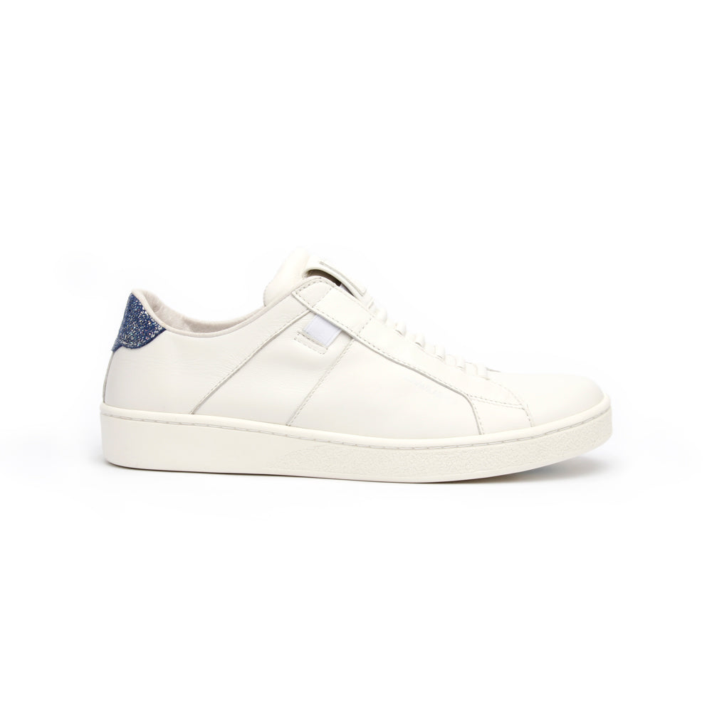 Women's Icon Urbanite White Blue Leather Sneakers 92982-005