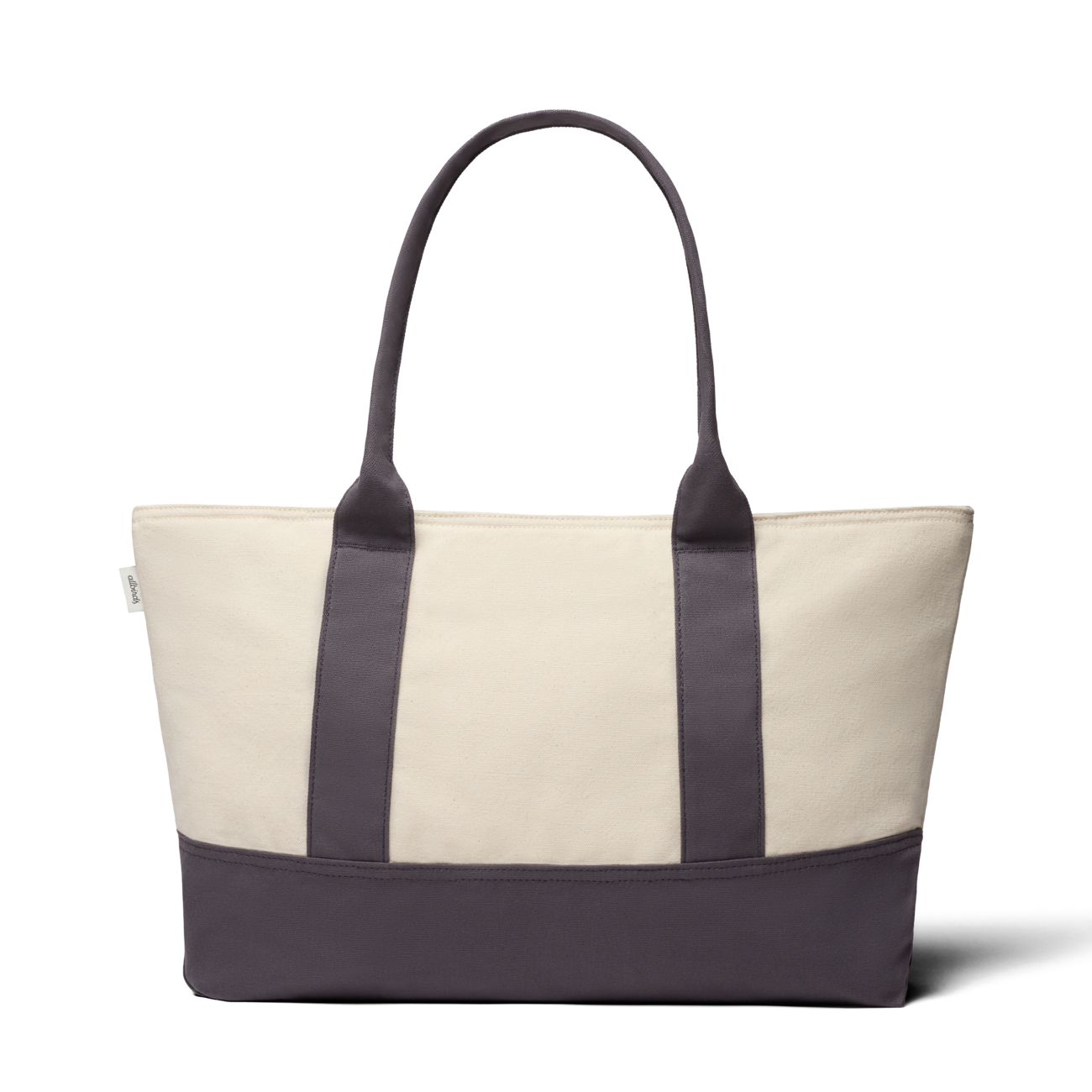 Canvas Tote Bag - Natural White/Natural Grey