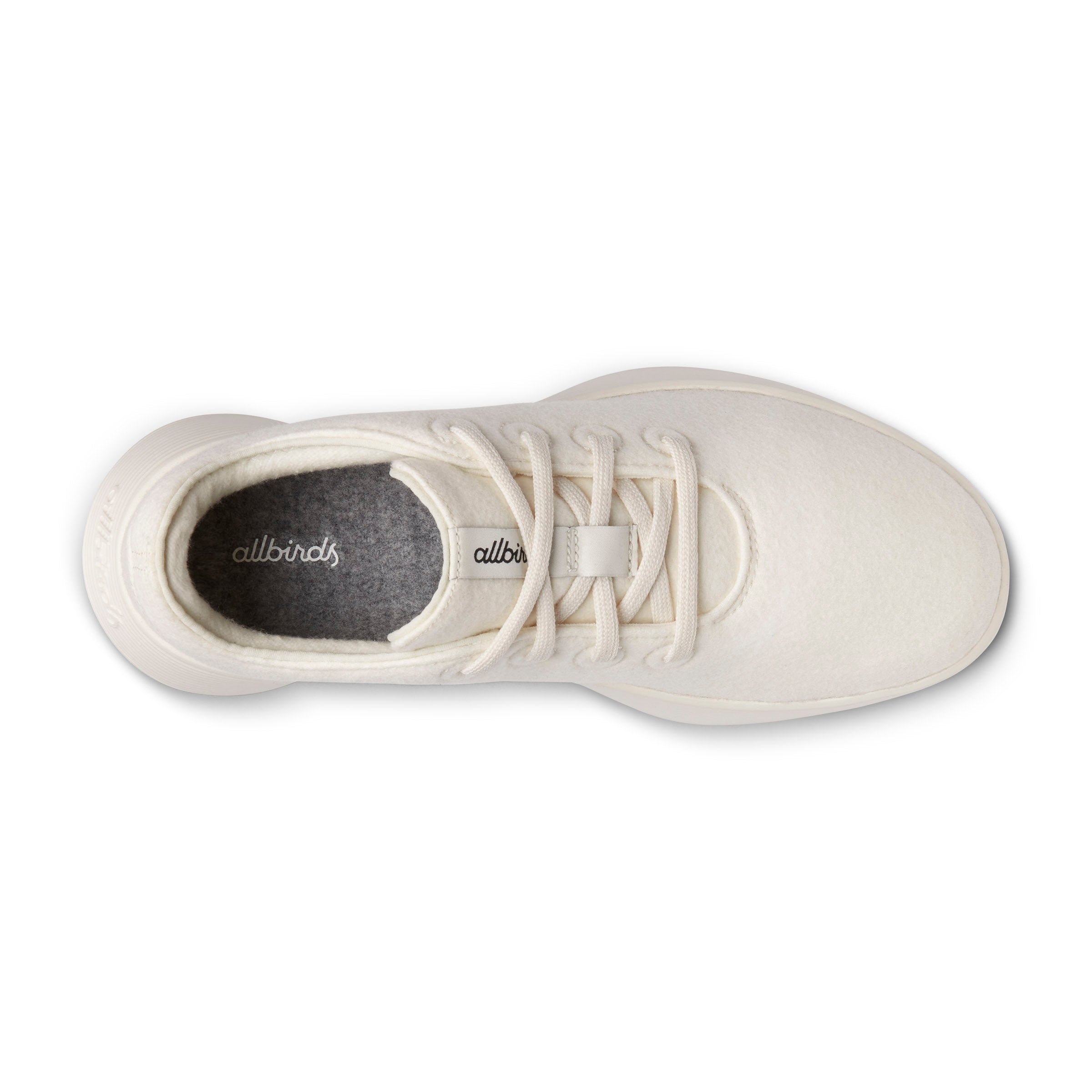 Women's Wool Runner Go - Natural White (Natural White Sole)