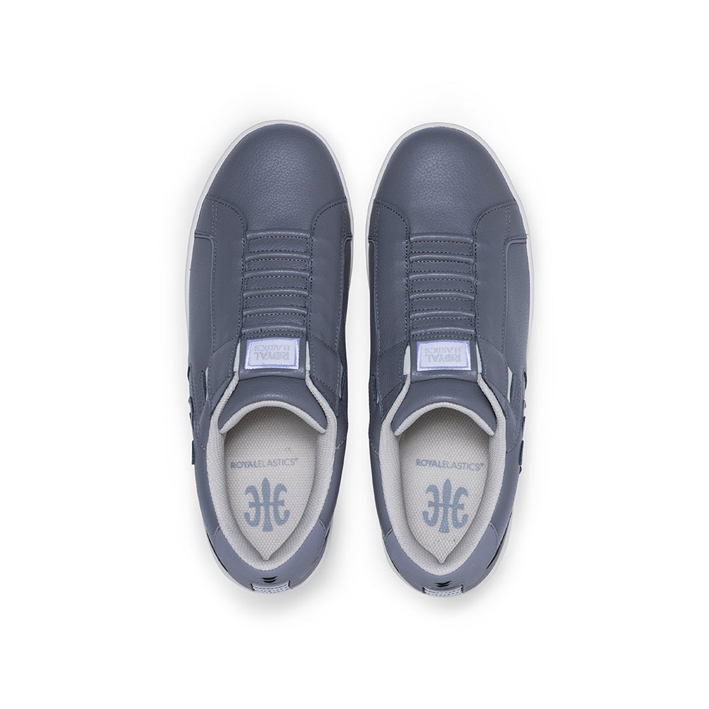 Men's Adelaide Gray Leather Sneakers 02623-888