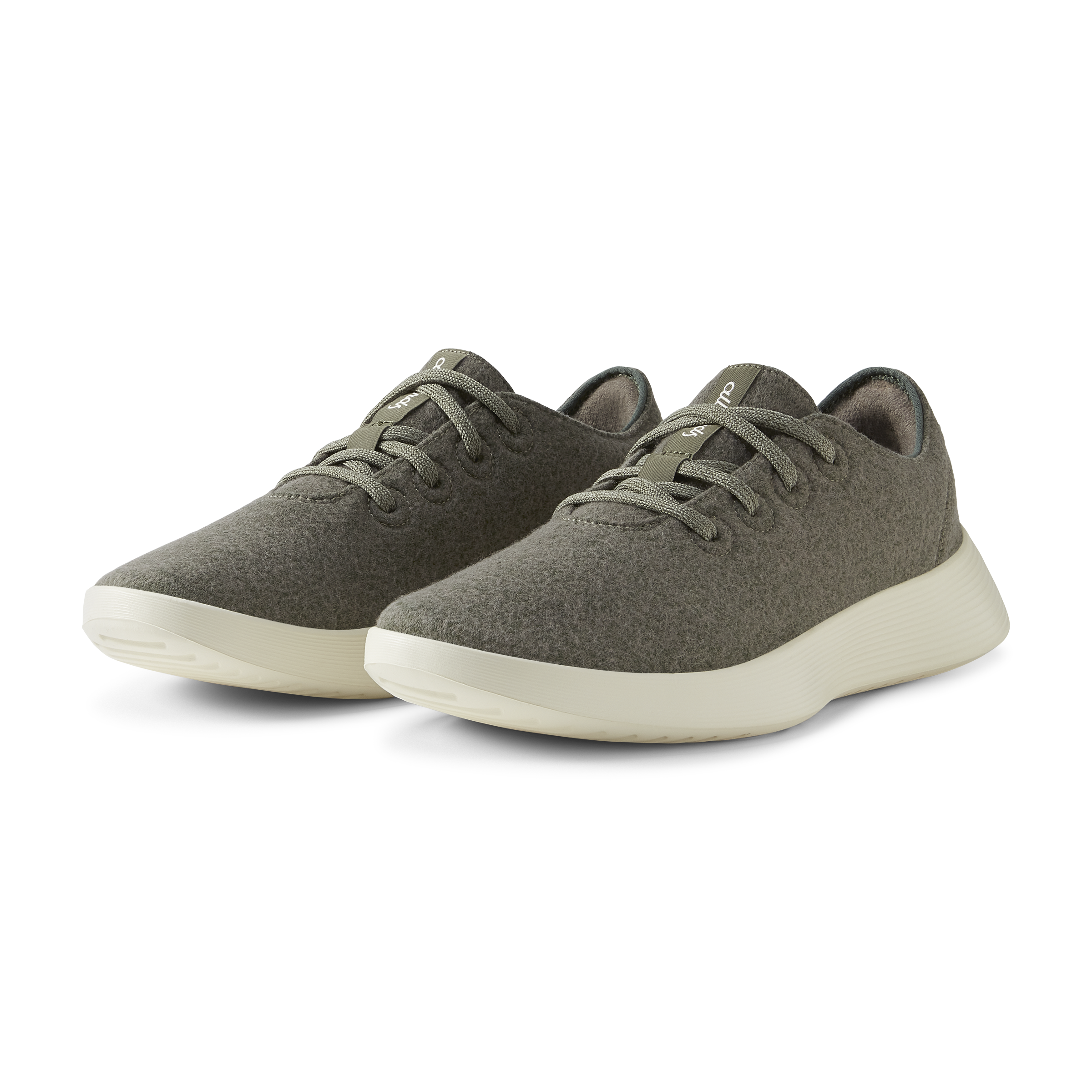 Women's Wool Runner Go - Rugged Green (Stony Cream Sole)