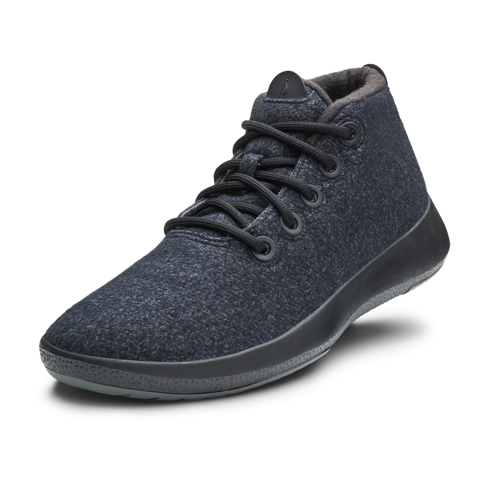 Men's Wool Runner-up Mizzles - Natural Black (Natural Black Sole)