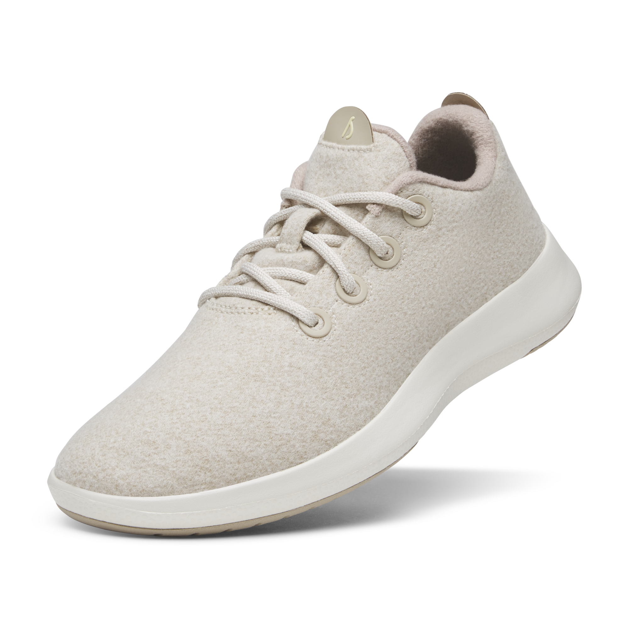 Men's Wool Runner Mizzles - Stony Cream (Natural White Sole)