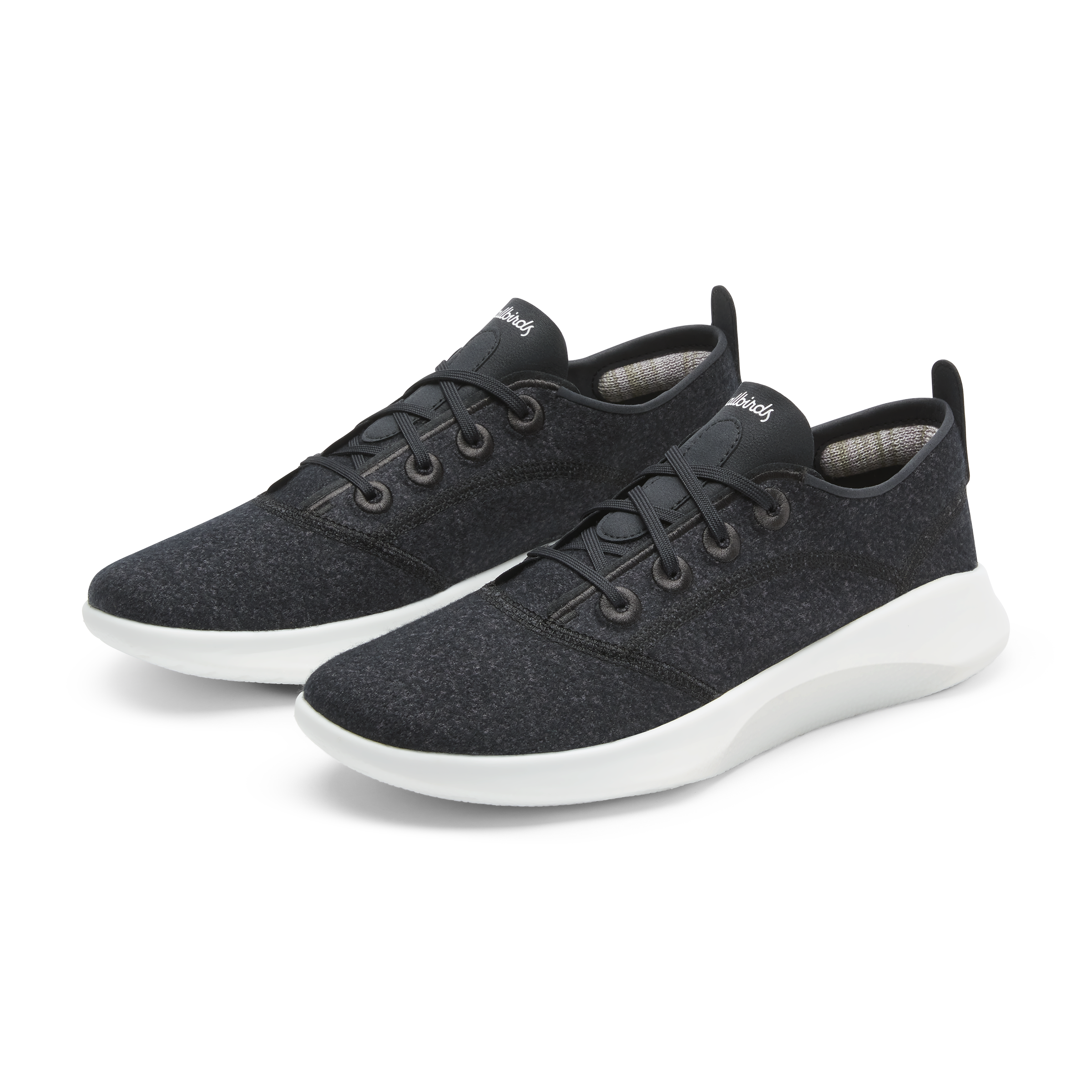 Women's SuperLight Wool Runners - Natural Black (Blizzard Sole)