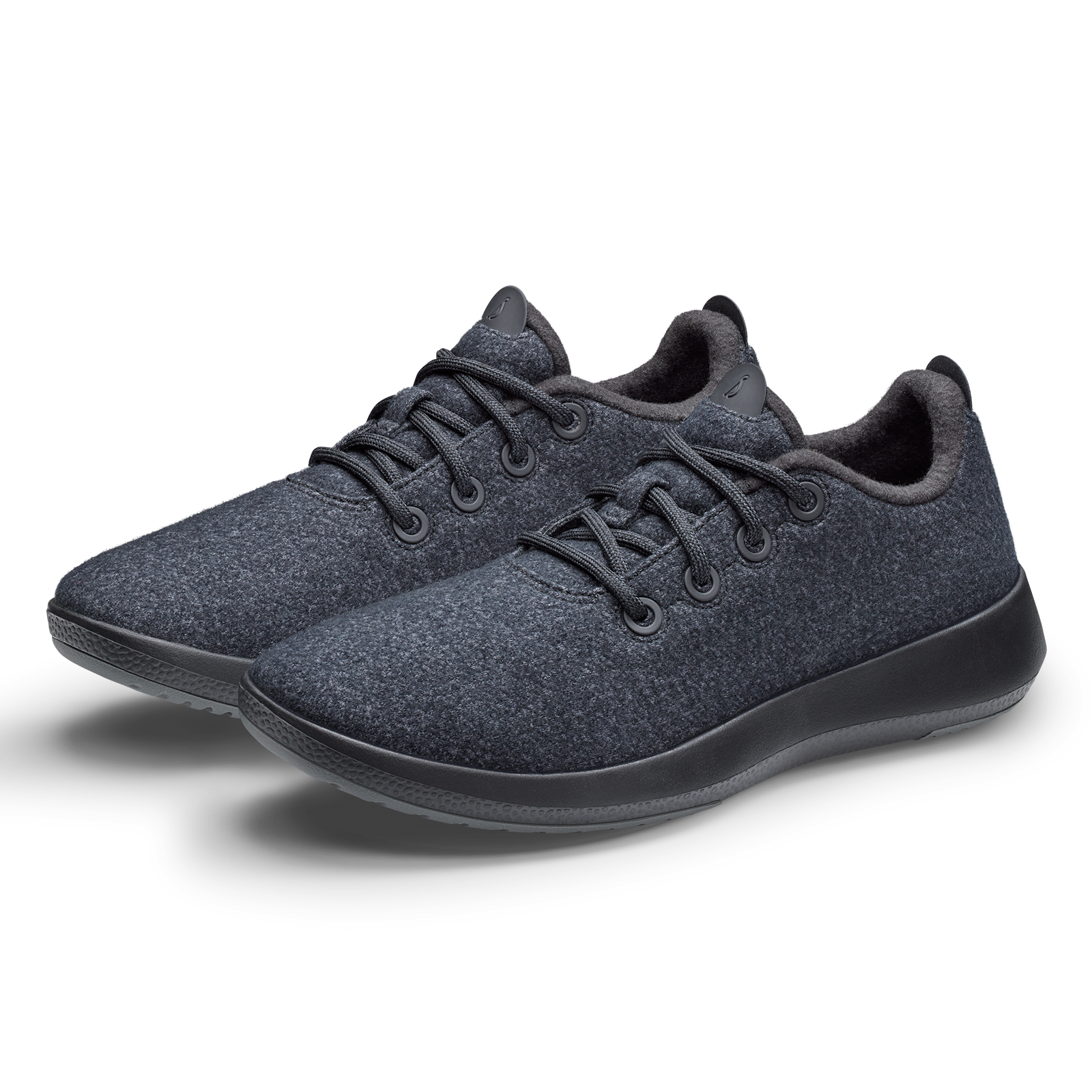 Men's Wool Runner Mizzles - Natural Black (Natural Black Sole)