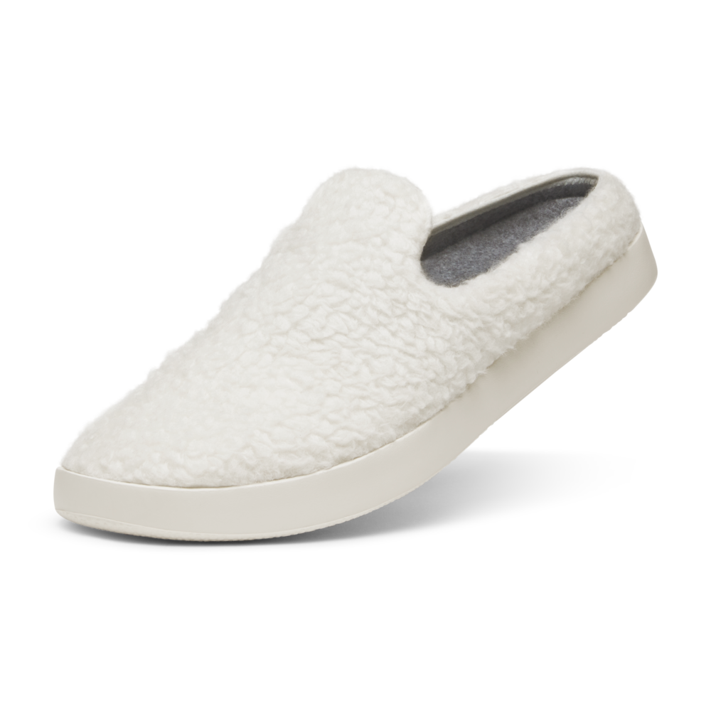 Men's Lounger Mule - Fluff - Natural White (Natural White Sole)