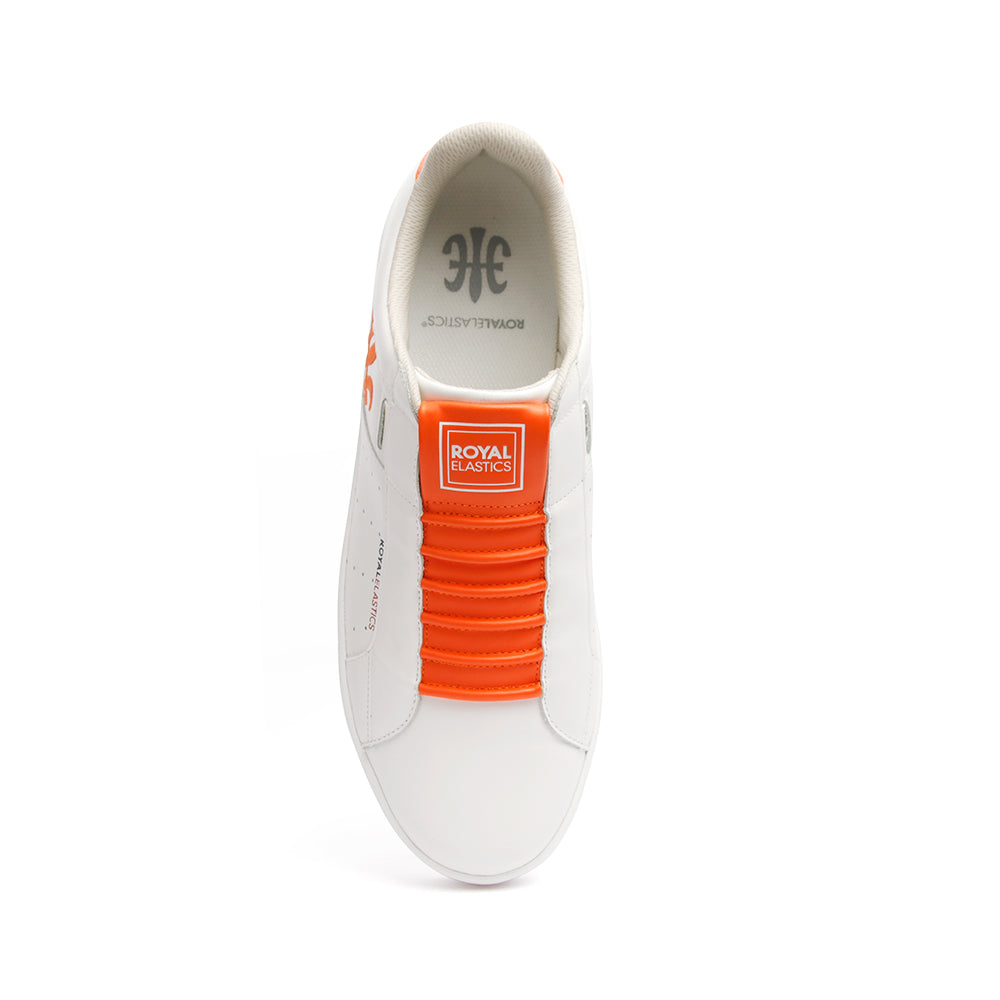 Women's Icon Genesis Color Bar Orange Leather Sneakers 91992-020