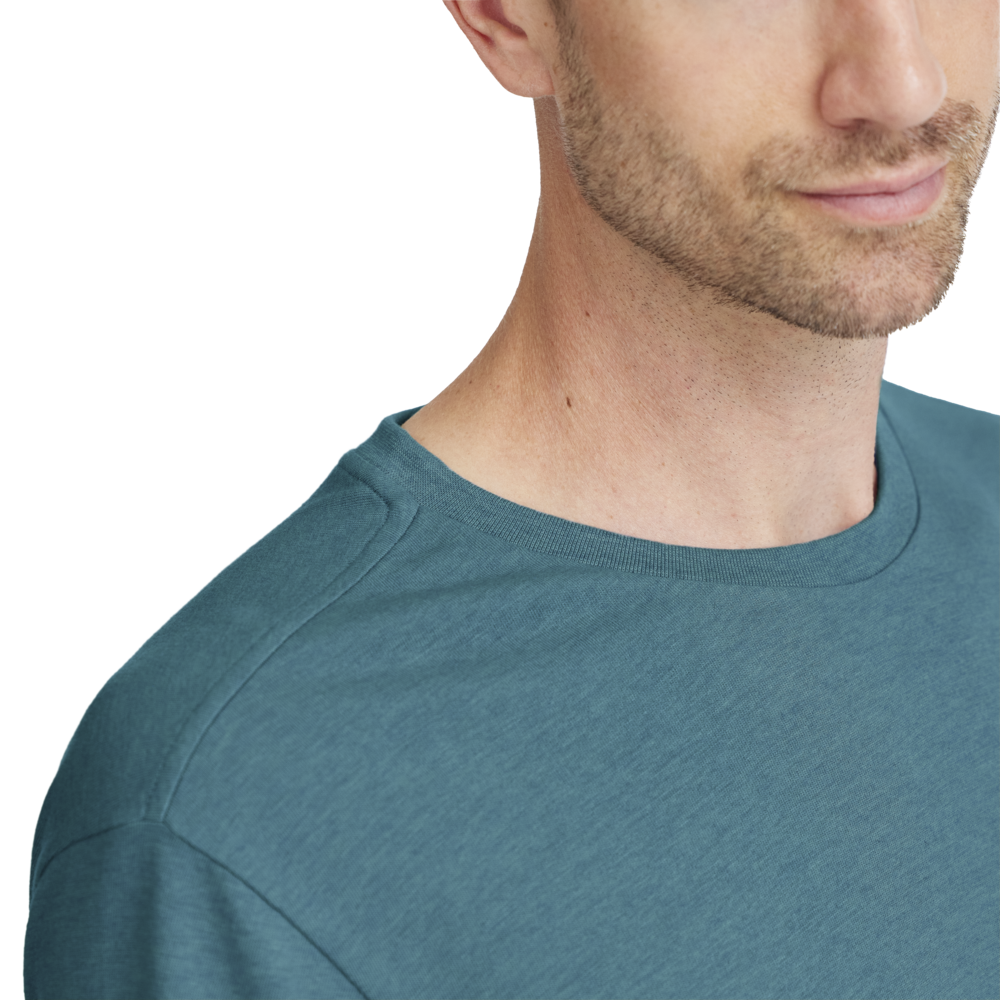 Men's Soft Merino Tee - Chasm Teal