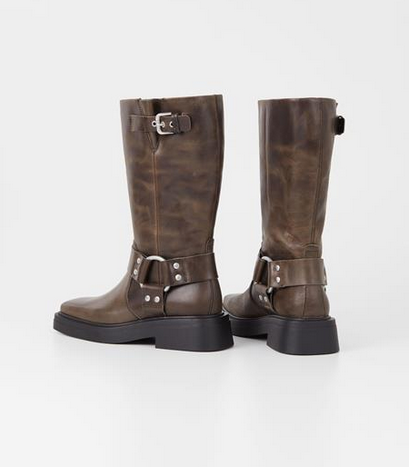 EYRA Brown Biker Boots