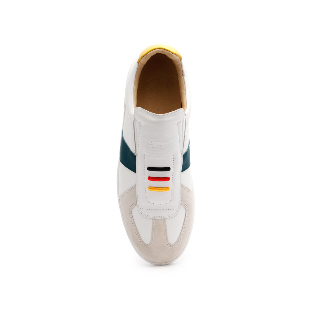 Women's Smooth Multicolored Leather Low Tops 91591-043