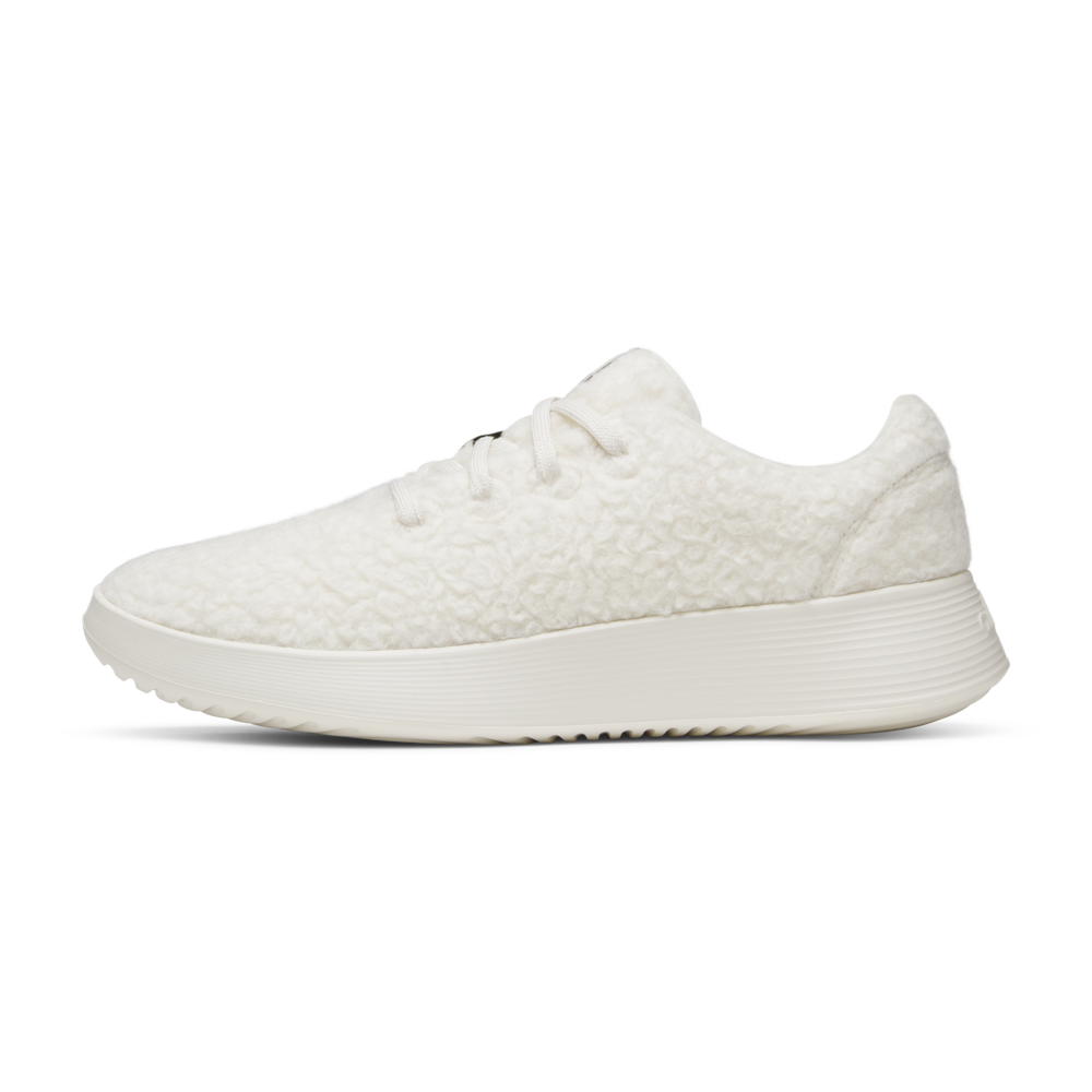 Women's Wool Runner Go - Fluff - Natural White (Natural White Sole)