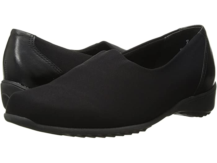 Munro Traveler Black Stretch Fabric Slip-on (Women)