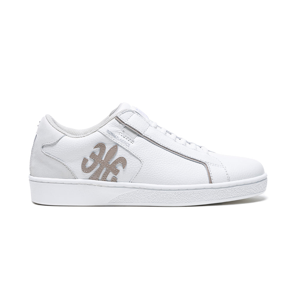 Women's Adelaide White Gray Gold Sneakers 92623-078