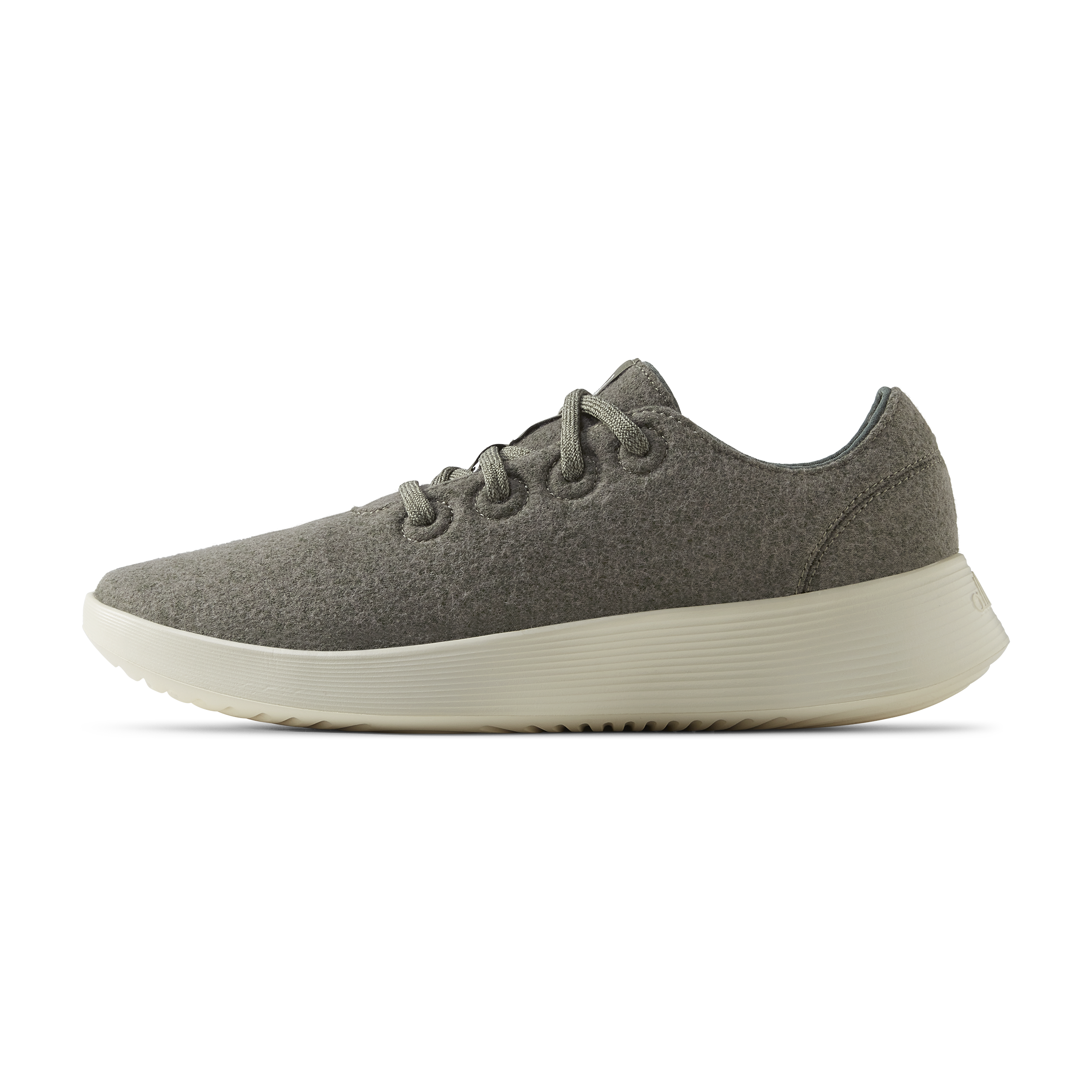 Women's Wool Runner Go - Rugged Green (Stony Cream Sole)