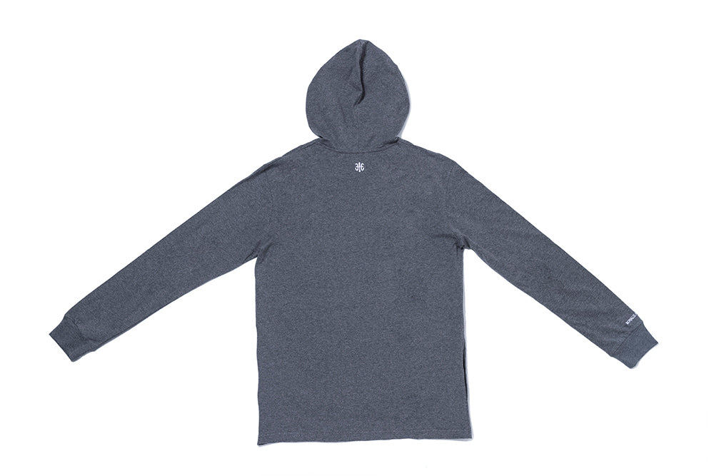 Unisex Lightweight Hoodie Dark Gray R36100-880