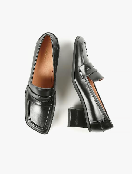 ANGLE LOAFER Princess Black Pumps