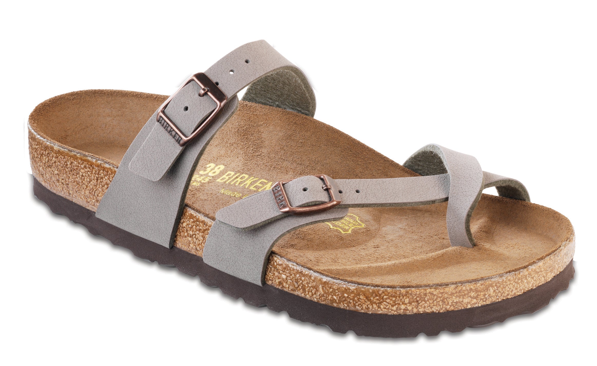 Birkenstock Mayari Stone Birkibuc Sandals (Women)